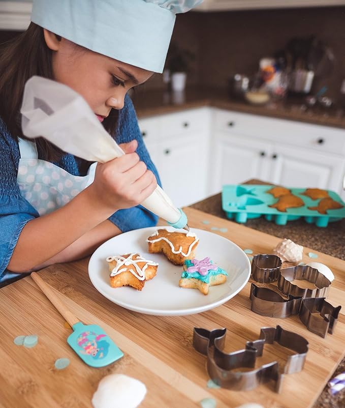 Handstand Kitchen Under the Sea 15-piece Ultimate Mermaid and Sea Life Baking Party with Recipes