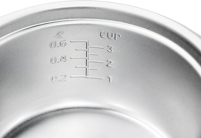 Elite Gourmet ERC-003 Electric Rice Cooker with Automatic Keep Warm Makes Soups, Stews, Grains, Hot Cereals, White, 6 Cups Cooked (3 Cups Uncooked)