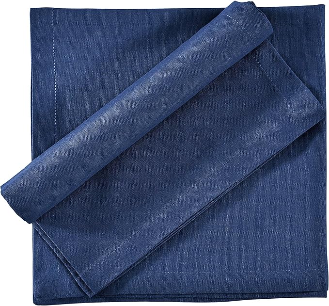 Fingercraft Multicolor Cloth Napkins - Set of 12 Pure Cotton Everyday Lunch Dinner Napkin - Holiday Birthday Party Gift - Soft Washable Absorbent Reusable Napkin Christmas Cloth Napkins Multi Pack