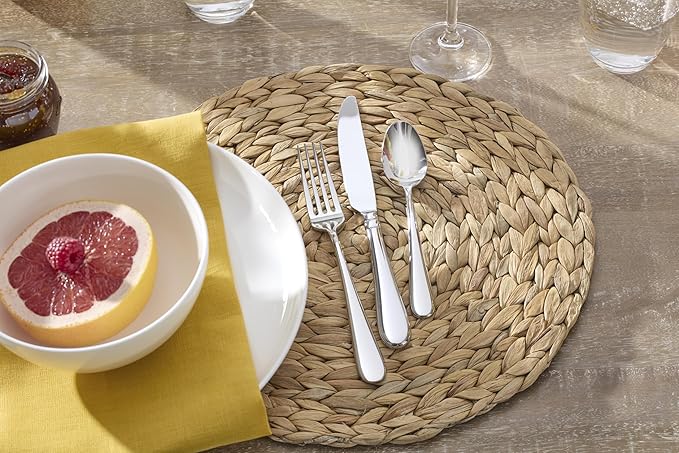 Lenox 899225 Studio 1414 Mirror 24-Piece Flatware Set, Service For 8