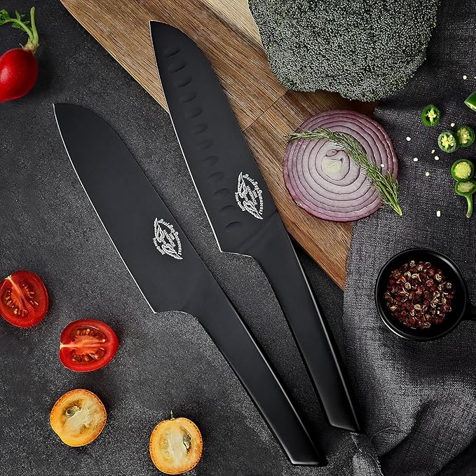 Best.Buy.Damascus1 Chef Knife Set Black Knife Block Set Kitchen Knife Set Perumim Quality Chef Knives