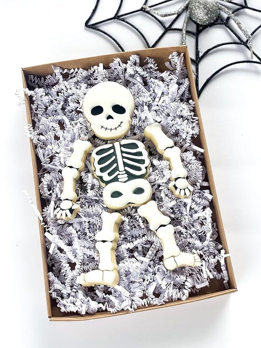 10" Build a Skeleton Cookie Cutter Set - Skeleton Cookie Cutter - Halloween Cookie Cutter - 4 Piece Cookie Cutter Set
