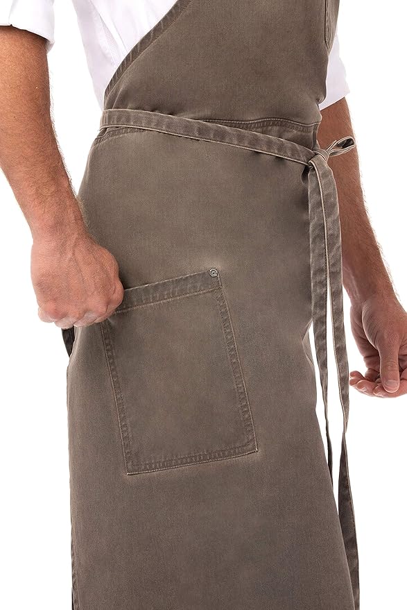 Chef Works Unisex Dorset Chefs Bib Apron