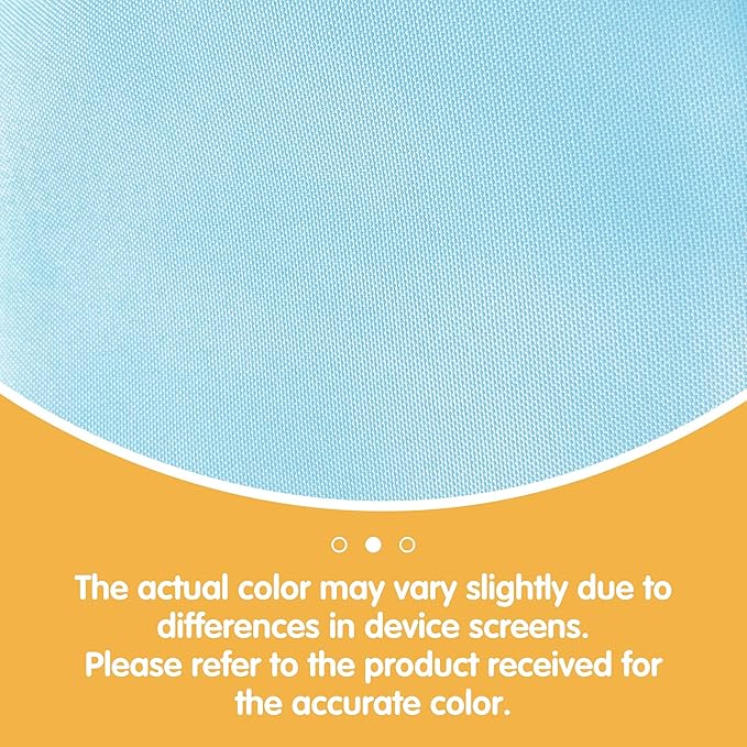 BRILLMAX 6 Pack Light Blue Tablecloths 90 x 132 Inch for 6ft Rectangle Tables - 150 GSM Polyester Fabric, Floor Length Drop, Water, Stain & Wrinkle Resistant Cloth Cover for Wedding Reception Banquet