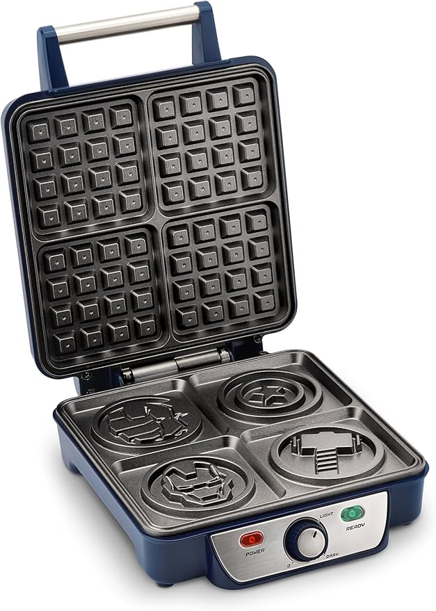 Marvel MVA-281 Avengers Waffle Maker, Blue