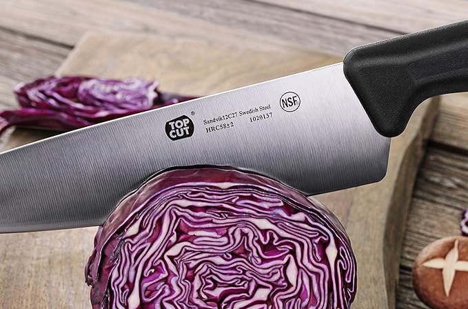 Top Cut P2 Series 1020120 Swedish 12C27 Steel 9-Piece Knife Bag Set