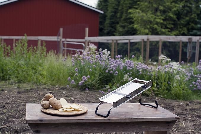 Weston Stainless Steel Mandoline Vegetable Slicer, Silver