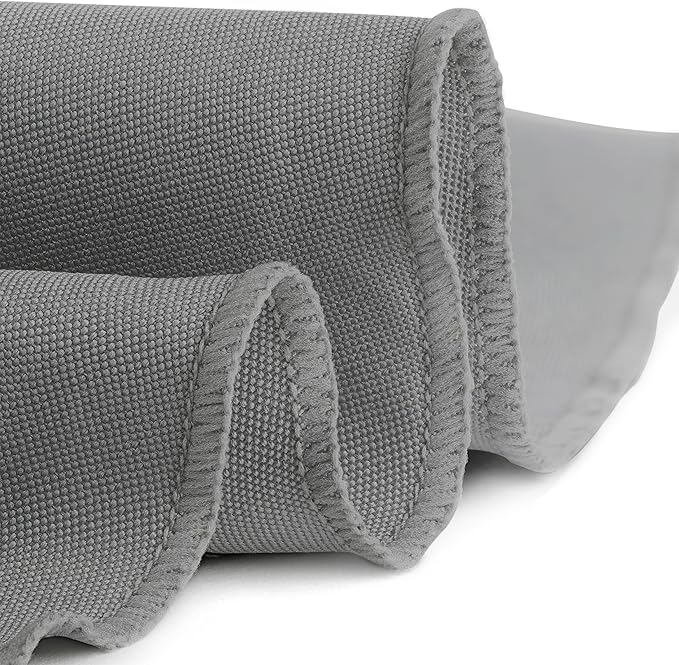Gee Di Moda Round Tablecloth - 90 Inch Charcoal - Heavy Duty, Wrinkle-Resistant, Machine Washable - Ideal for 30 to 60 Inch Round Tables, Perfect for Buffet, Dinner, Wedding & Baby Showers