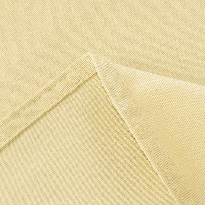 Obstal 210GSM Rectangle Table Cloth, Water Resistance Microfiber Tablecloth, Decorative Fabric Table Cover for Outdoor and Indoor Use (Champagne,60 x 60 Inch)