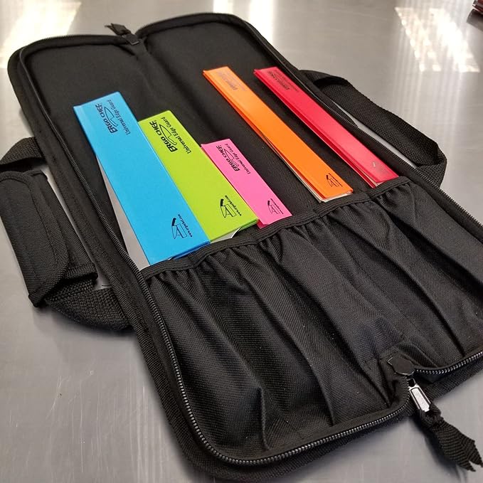 Ergo Chef 5 Pocket Chef Knife Case Roll Bag Bi-Fold (Black) Lightweight - Durable Nylon / Polyester Blend– Perfect for the Busy Traveling Chef