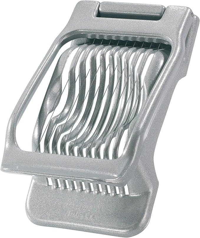 Westmark Egg Slicer for Hard Boiled Eggs – Heavy Duty Stainless Steel Wire Egg Cutter, German Manual Slicer for Eggs & Soft Fruits, Dishwasher Safe