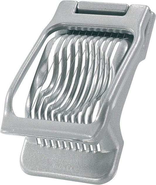 Westmark Egg Slicer for Hard Boiled Eggs – Heavy Duty Stainless Steel Wire Egg Cutter, German Manual Slicer for Eggs & Soft Fruits, Dishwasher Safe