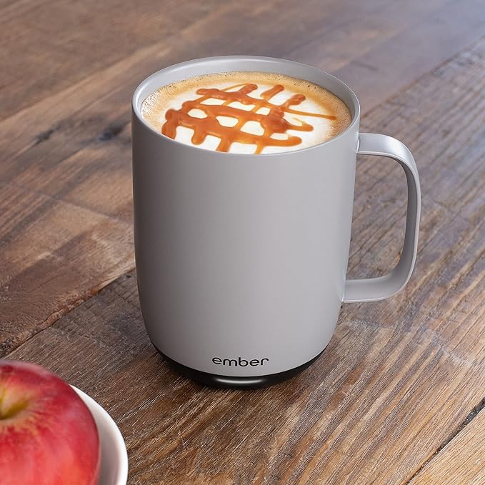 Ember Temperature Control Smart Mug 2, 14 Oz, App-Controlled Heated Coffee Mug with 80 Min Battery Life and Improved Design, GrayModel