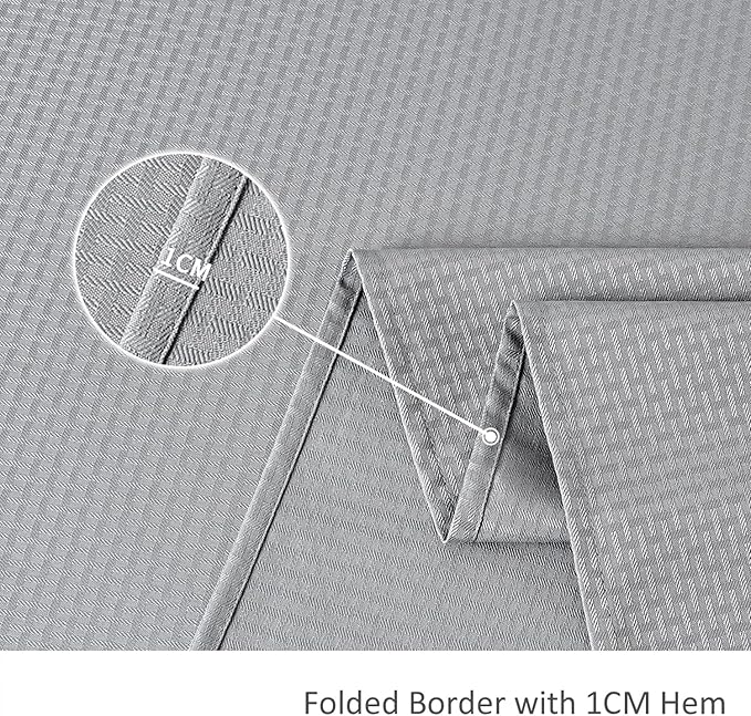 maxmill Square Jacquard Tablecloth Waterproof Spillproof Wrinkle Resistant Soft Weaved Design Table Cloth for Dinner and Party Washable Fabric Cover, Indoor Outdoor Use, 60 x 60 Inch, Light Grey