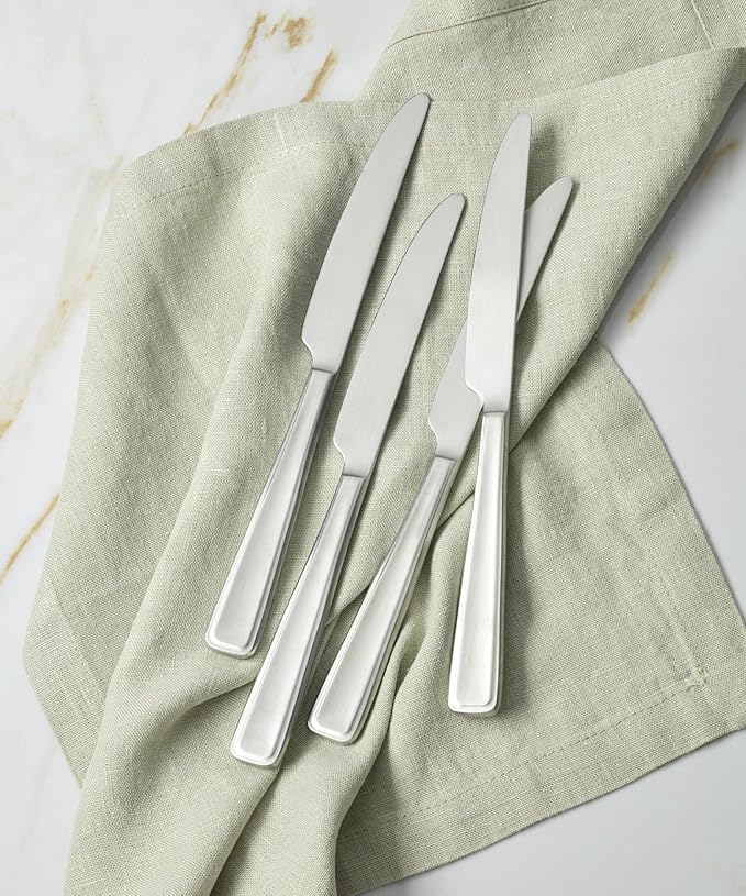 Oneida 898525 Reid Satin Dinner Knives, Set Of 4