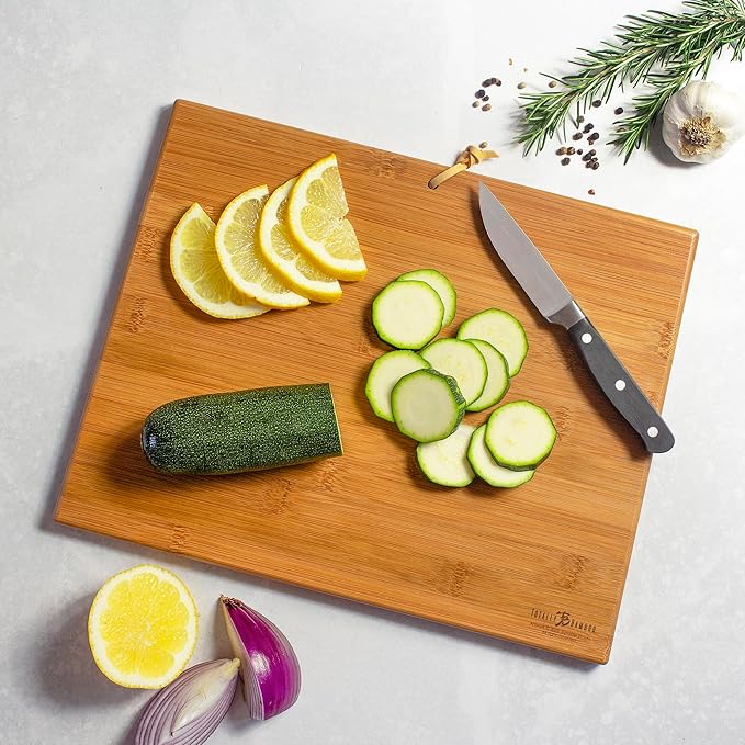 Totally Bamboo Wyoming State Shaped Cutting Board and Charcuterie Serving Platter with Artwork by Summer Stokes, Includes Hang Tie for Wall Display
