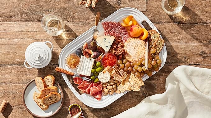 Le Creuset Stoneware Serving Platter, 14 in., Marseille