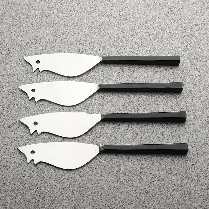 INOX artisans Jason Ratoncito Cheese Spreader/Knife 4 Pc. Set