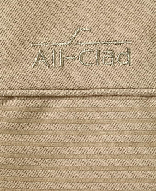All-Clad Silicone Oven Mitts: Heat Resistant up to 500 Degrees - 100% Cotton & Silicone, 14"x7" Oven Mitt for Kitchen and Barbeque, 2-Pack, Cappuccino