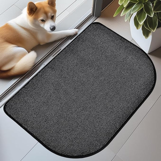 Washable Kitchen Rug 24" x 35.5" / 60cm x 90cm, Non Slip Kitchen Mat for Floor, Absorbent Indoor Throw Rug for Laundry, Bathroom, Bedroom, Door