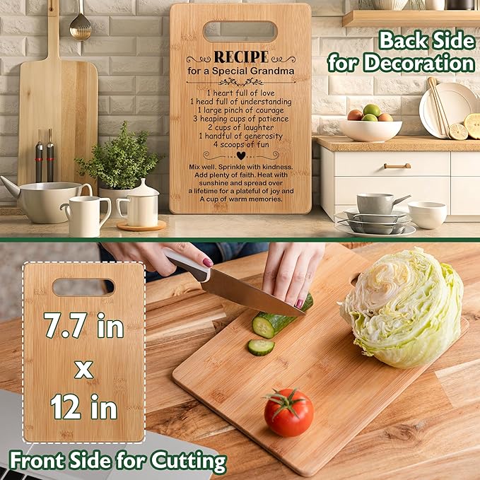 Popular Gifts for Grandma, Gifts for Grandmother Mothers Day Christmas Birthday, Cutting Board Gift for Grandma, Cute Grandma Gifts from Grandchild