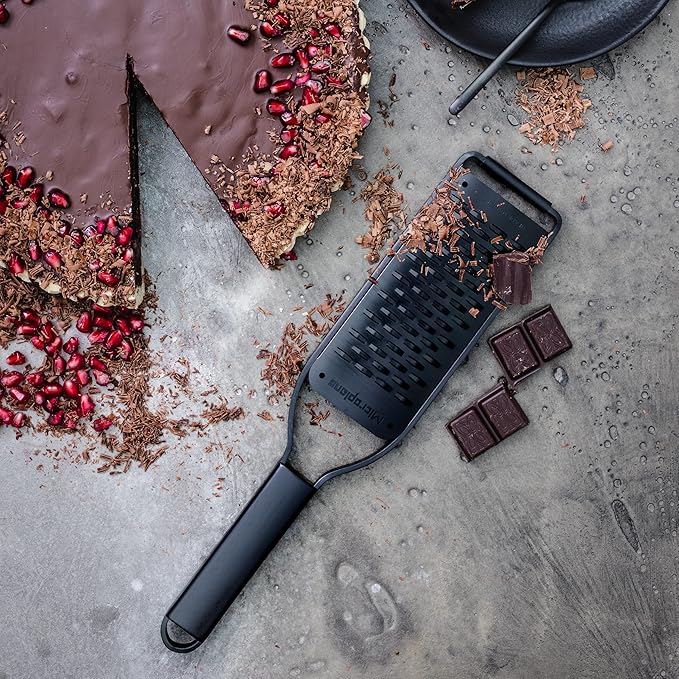 Microplane Kitchen Grater Ribbon Blade with a Stainless-Steel Blade - Made in USA, for Parmesan, Apple, Carrot, Zucchini & Chocolate from The Black Sheep Series