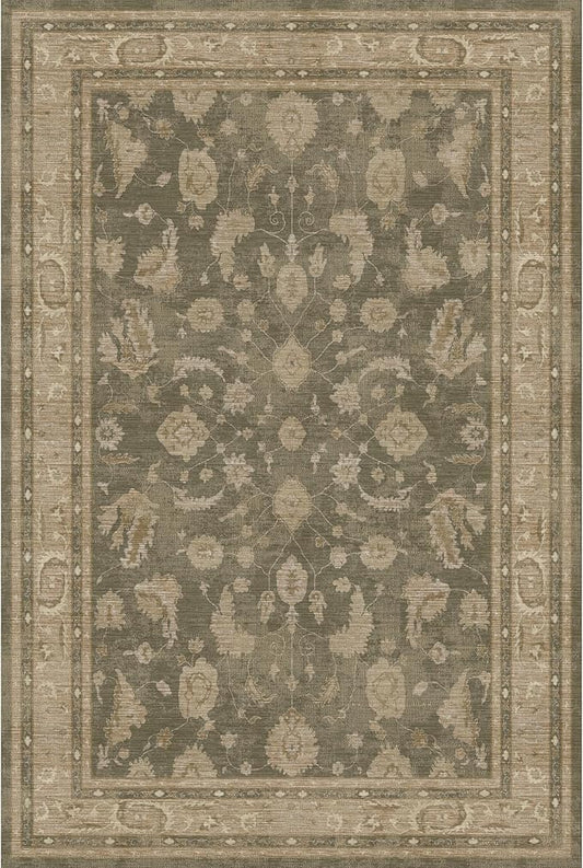 Kuden 2x3 Small Rug, Machine Washable, Non-Slip Backing, Vintage Style, Soft, Low Pile, Area Rugs for Entryway Kitchen Indoor Entrance