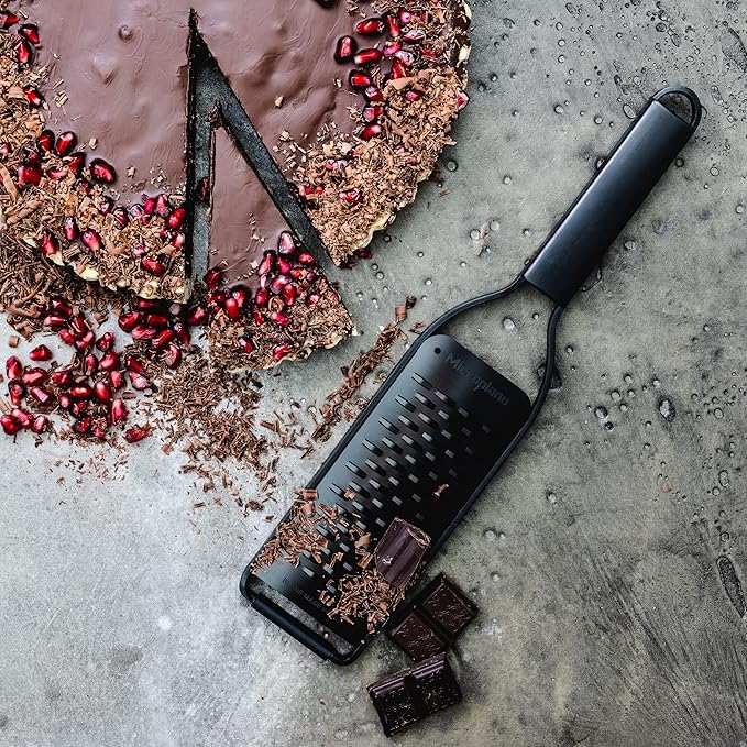 Microplane Kitchen Grater Ribbon Blade with a Stainless-Steel Blade - Made in USA, for Parmesan, Apple, Carrot, Zucchini & Chocolate from The Black Sheep Series