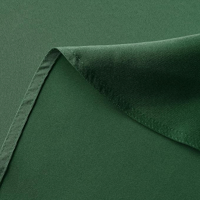 Obstal 210GSM Square Green Table Cloth, Christmas Decorations Waterproof Tablecloth, Table Cover Protector for Holiday Party Use (Blackish Green,60 x 60 Inch)