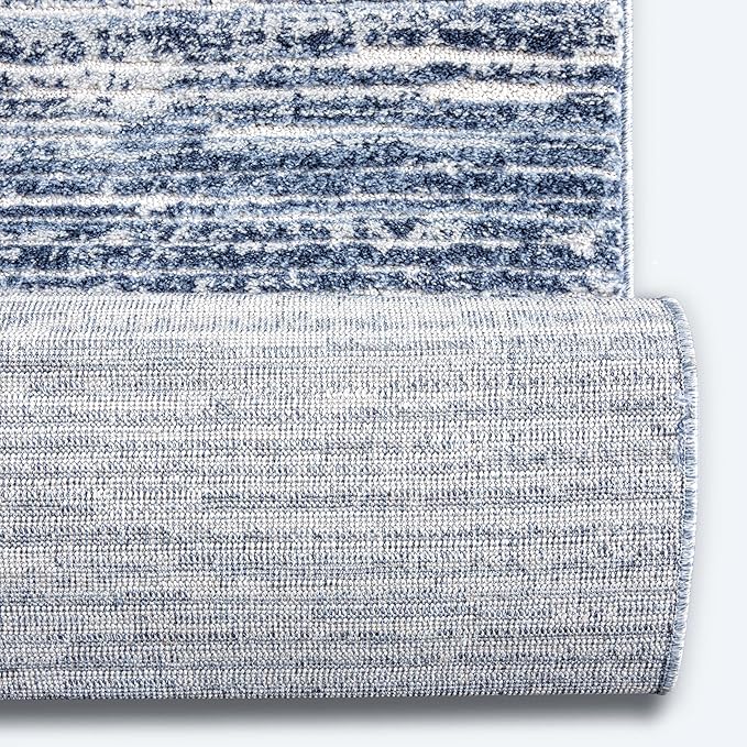 Well Woven Custom Size Hallway & Stair Runner- Harlow Delphi Taupe 27 Inches Wide x 35 Feet Long Runner (27" x 35') Runner Rug - Modern Stripes Pattern, Ultra-Soft, Easy-Clean